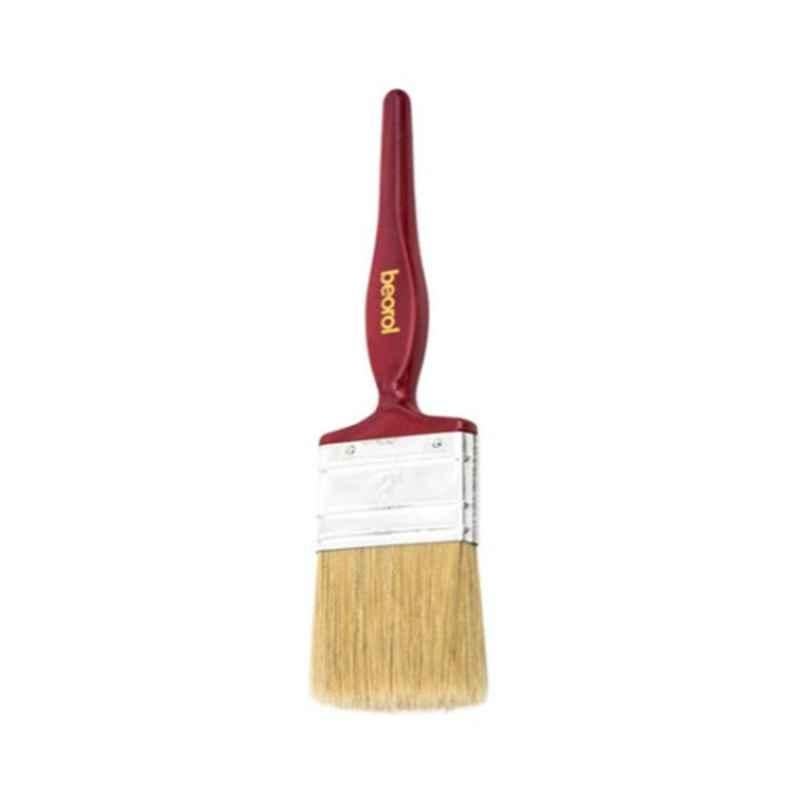 Beorol 0.5x2 inch Red, Silver & Brown Caiser Premium Paint Brush, C2
