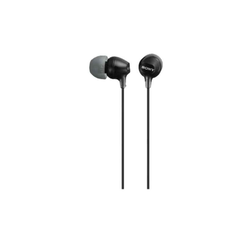 Sony MDR-EX15AP Black In Ear Wired Headphone with Mic