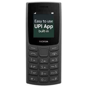 Nokia 105 1.8 inch Charcoal Single Sim All New Keypad Feature Phone with Built-in UPI Payments, SS_1575