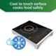 Philips Viva Collection 2100W Black Induction Cooktop with Sensor Touch, HD4938/01