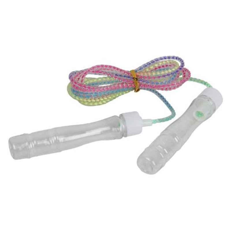 Strauss White Transparent Bling Jump Rope, ST-1202