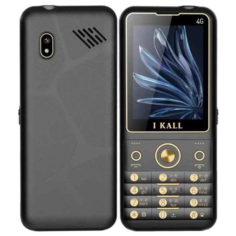 I KALL K88 Pro 2.4 inch Black Dual Sim 4G Volte Enabled Keypad Mobile