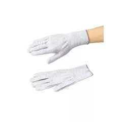 AS One Assafe Nylon & HPPE White Safety Gloves, Size: M (Pack of 80)