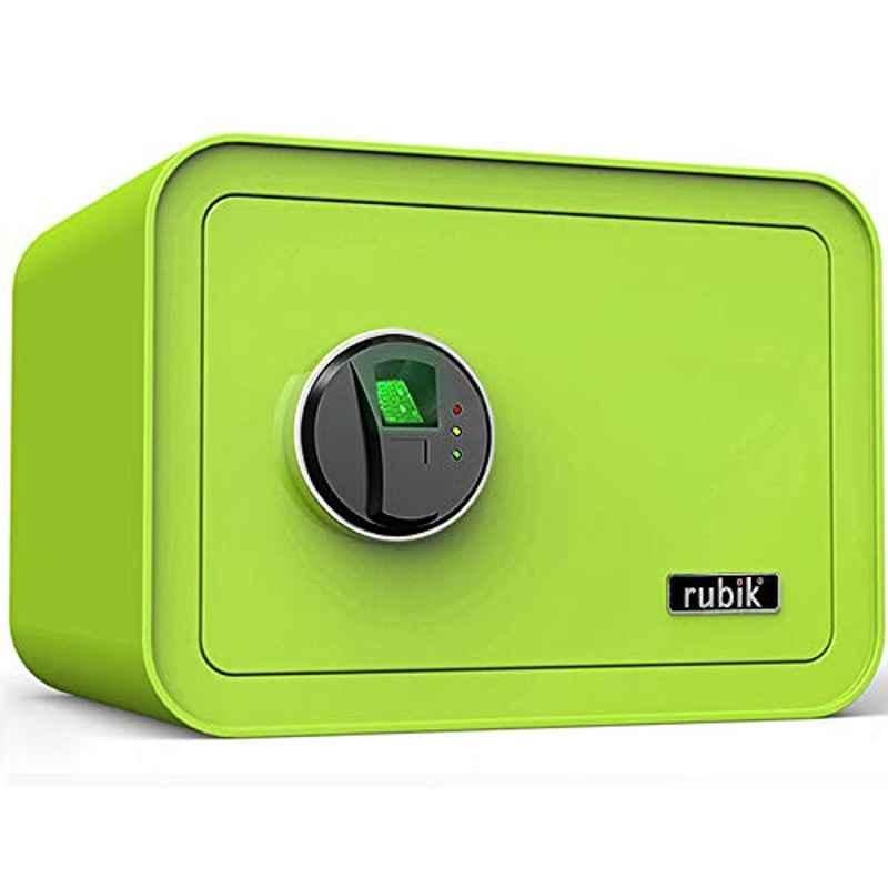 Rubik Alloy Steel Green Safe Box with Fingerprint, RB25QC