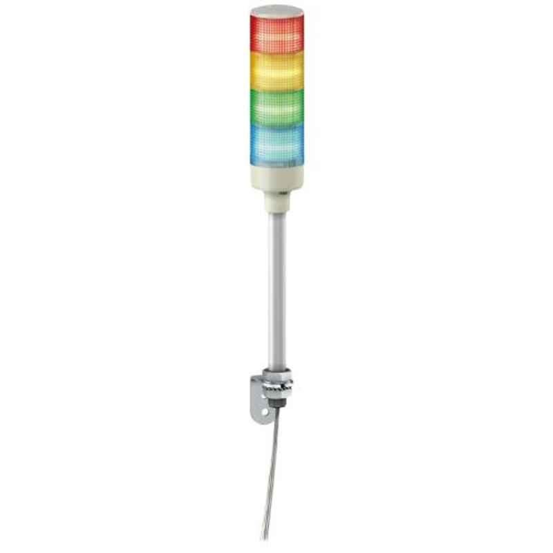 Schneider 24V RAGB LED Tower Light with L Bracket & Tube Mounting, XVGB4