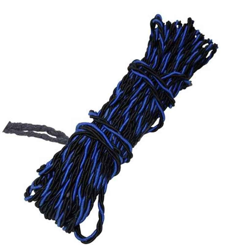 AllExtreme EX28LBB 28m Blue & Black High Strength Leg Guard Synthetic Towing Securing Rope