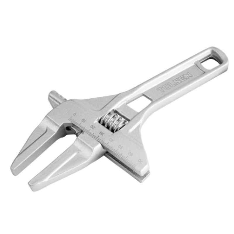 Tolsen 205mm Aluminum Industrial Adjustable Wrench, 15303