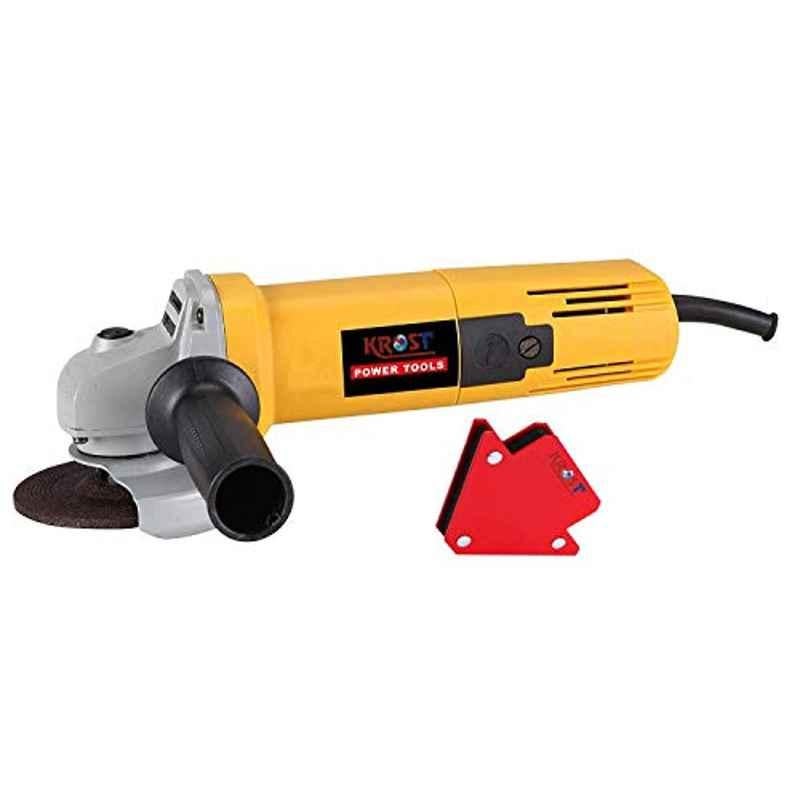 Krost 850W Angle Grinder With 25Lbs Magnetic Welding Holder, 3 Angle Arrow Welder Positioner