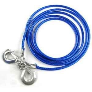 Kozdiko 8mm 6000kg Blue Car/Auto Full Steel Towing Rope for Mitsubishi Lancer