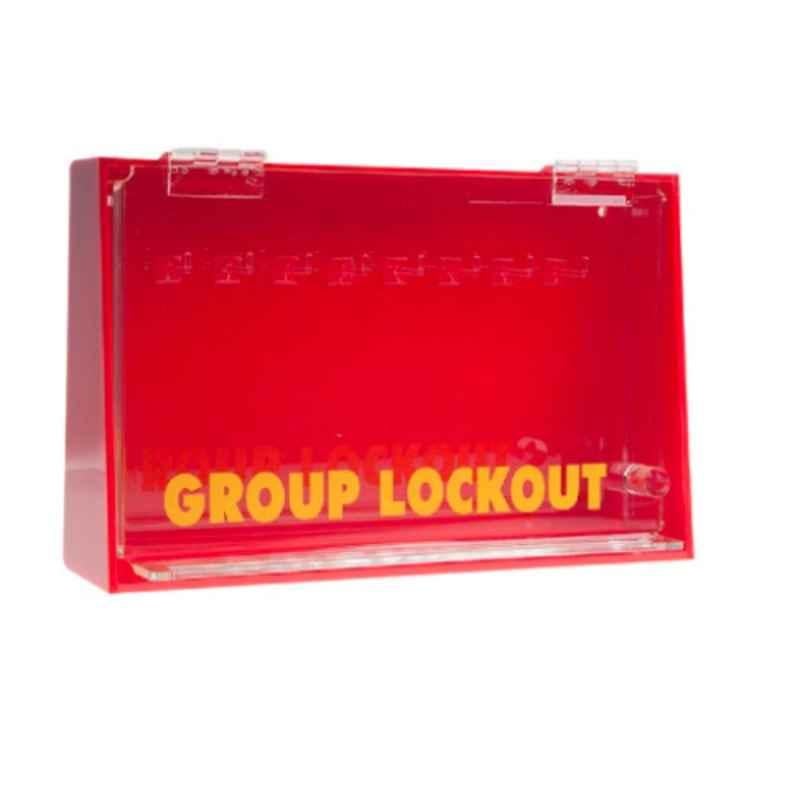 Loto 300x190x67mm Red Group Lock Box, GLB-AR8KH