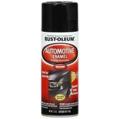 Rust-Oleum 340g Black Gloss Enamel Automotive Spray Paint, 252462
