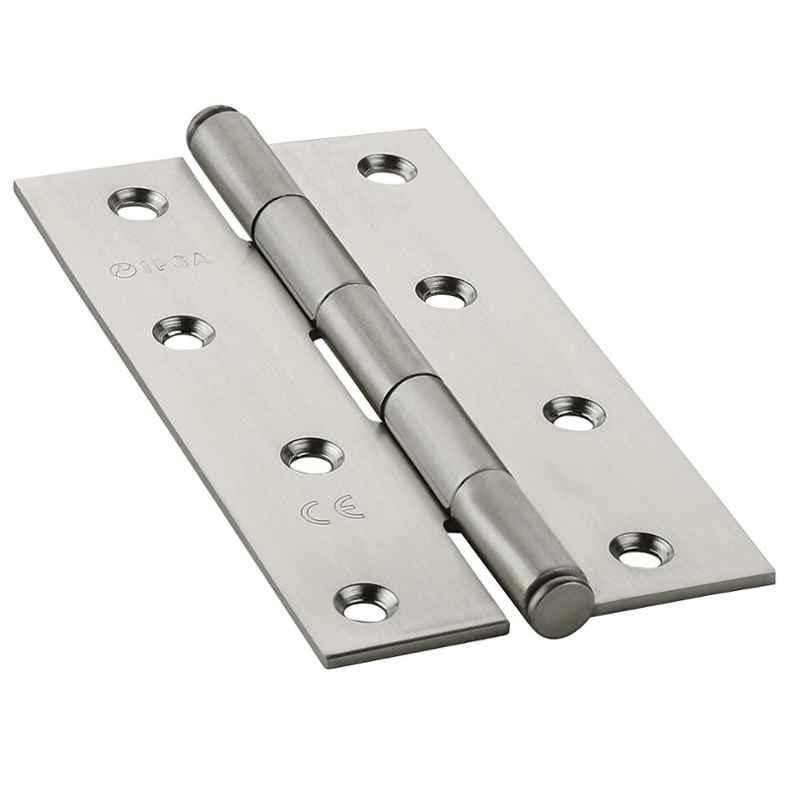 IPSA 4 inch 12 Gauge Stainless Steel Premium Welded Butt Door Hinge, 4855, (Pack of 10)