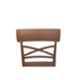 Supreme Cruz Wooden Looks Plastic Coco Brown Chair without Arm (Pack of 4)