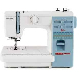 Usha Janome Stich Magic 860spm Multi Stitch Stitch White Electric Sewing Machine with Built-in 23 Stitches