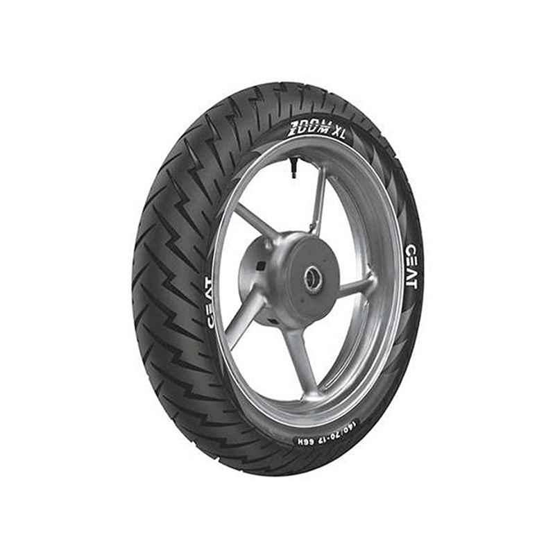 Buy Ceat Zoom XL P140 70 17 Tubeless Rear Bike Tyre Online At Best