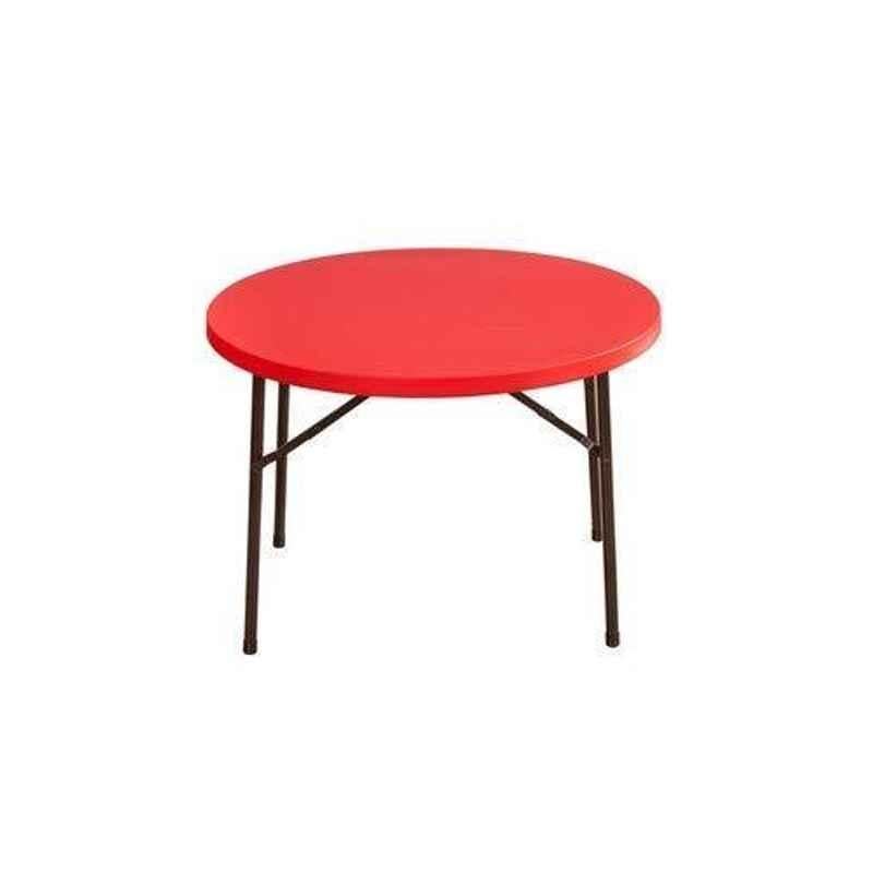 Supreme Coke Red Disc Table with Blow Moulded