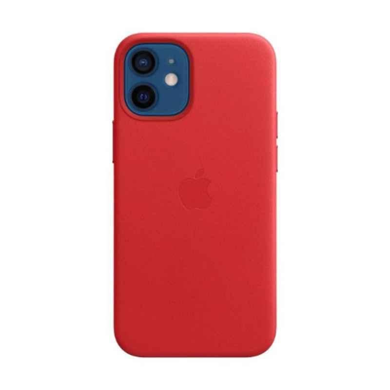 Apple iPhone 12 Mini Leather Product Red Back Case with MagSafe, MHK73ZE/A