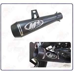 RA Accessories Black M4 with Mesh Silencer Exhaust for Triumph Rocket III Roadster