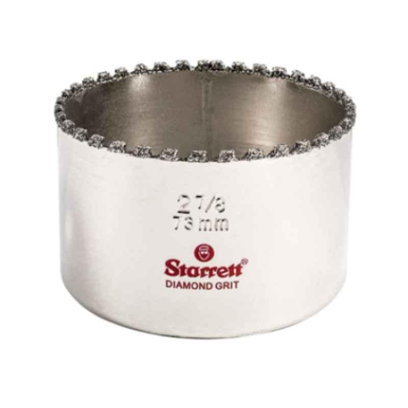 Starrett 73mm Silver Diamond Grit Hole Saw, KD0278-N