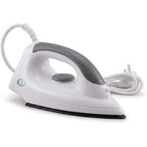 Illumia Electricals Elite 1000W White & Grey Light Weight Dry Iron with Non-Stick Soleplate