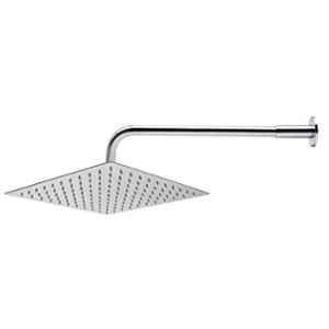 ZAP 6 inch Stainless Steel 304 Circular Overhead Shower with 15 inch Arm
