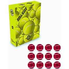 Nivia Cricket Tennis Ball Heavy Weight (Pack of 12 Balls) Cricket Tennis Ball (Standard) (Pack of 12, Red)