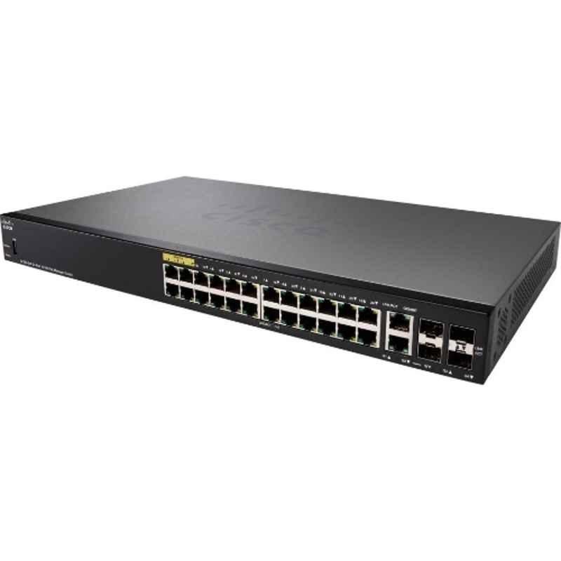 Cisco 220 Series 50 GbE Port 2xGigabit Ethernet MiniGBIC SFP Black Smart Network Switch, SG22050