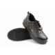 Hillson Jackpot Steel Toe Black Work Safety Shoes, Size: 7