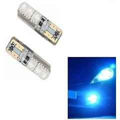 AOW 6 SMD (Blue) Gel LED Parking Bulb Pilot Light/License Plate car Lights For Tata Indigo Marina (Pair/12V)