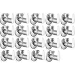 Senkiddpro Fusion Stainless Steel Chrome Finish Wall Mounted Angle Cock (Pack of 19)