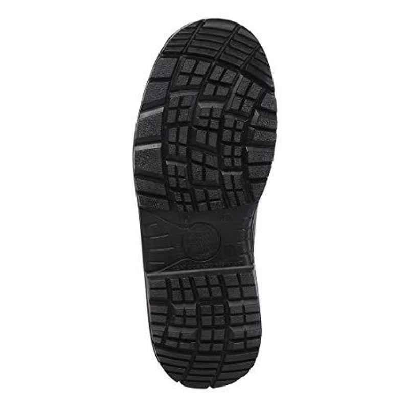 Black & Decker Design A Double Density Lace Up Leather Black Safety Shoes, BXWB0111IN-10, Size: 10