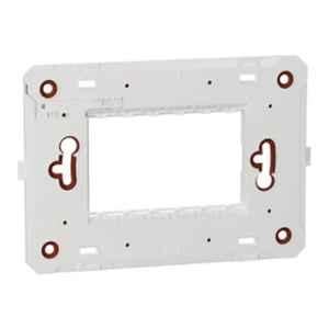 Schneider Electric Unica Pure 3 Module White Fixing Frame, UNPGP3M