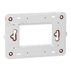 Schneider Electric Unica Pure 3 Module White Fixing Frame, UNPGP3M