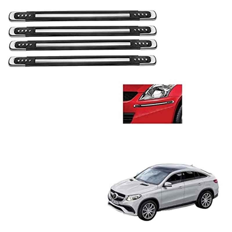 Kozdiko 4 Pcs Black Designer Car Bumper Protector Guard Set for Mercedes Benz B-Class