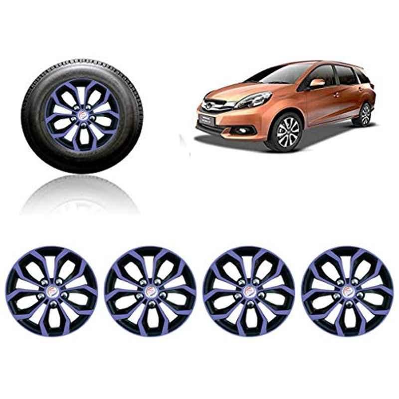 Auto Pearl 4 Pcs 15 inch ABS Violet & Black Car Wheel Cover Set for Honda Mobilio