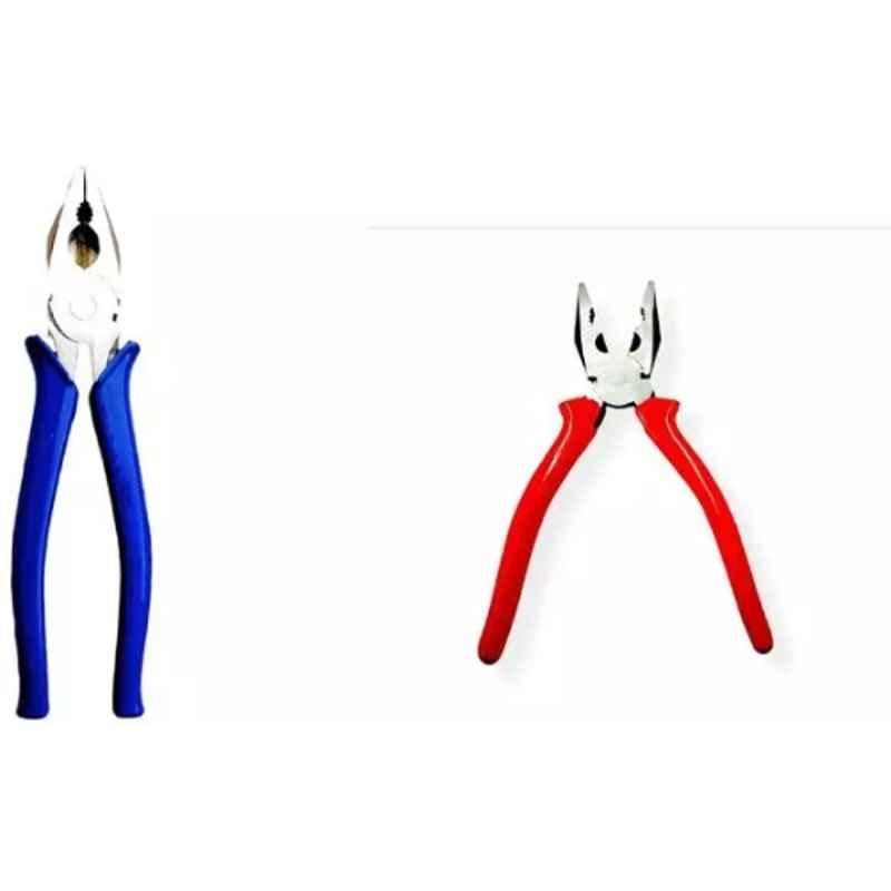 Sky Blue 2 Pcs 7.8 inch Lineman Plier Combo, SBE_PLIER_COMBO_MOD_00247