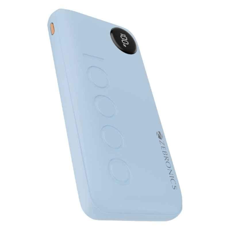 Zebronics EnergiPod 10R3 10000mAh Sky Blue Power Bank