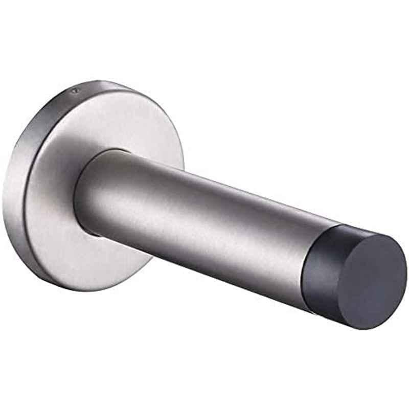 Abbasali Stainless Steel Door Stop with Rubber Stopper Tip