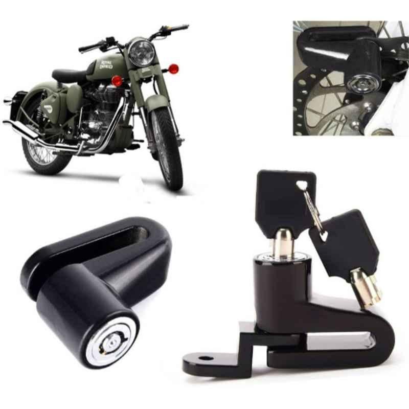 Auto Pearl Steel Heavy Duty Anti Theft Disc Brake Lock for Battle Green, Lock_530