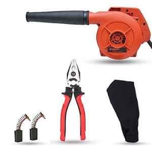 Walkers 800W Plastic Red Electric Air Blower with Carbon Brushes & 8 inch Plier, WKCB252