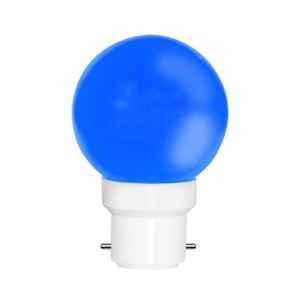 Fybros Nuit 0.5W Polycarbonate Blue Round LED Bulb, FLS5444A (Pack of 10)