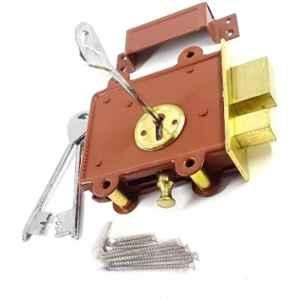 Ojass 125mm Steel Double Action Deadbolt Side Door Lock with 3 Reversible Keys, DLS6