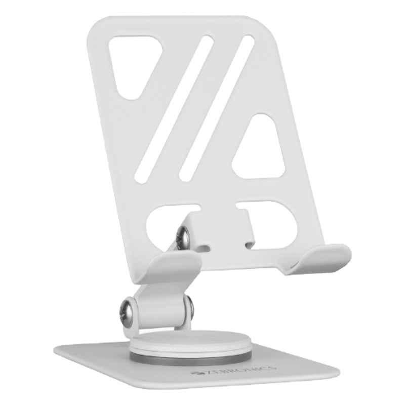 Zebronics MTS250 9.7 inch Metal White Mobile Holder