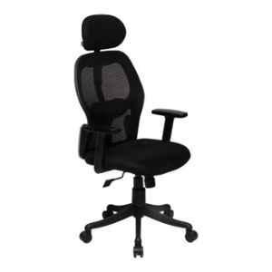 Evok Creed Nylon Black High Back Office Chair with Arm, FFOFOCMNMTBL69435D