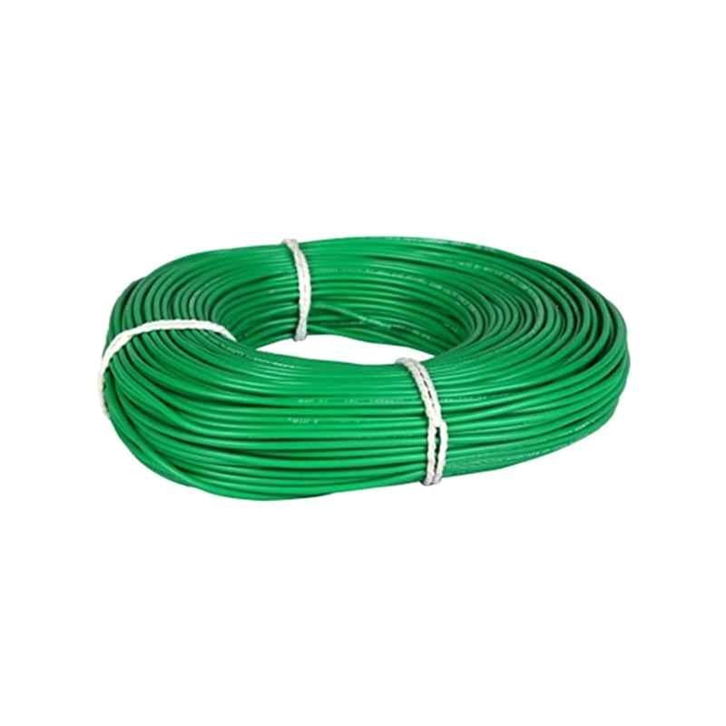 Kalinga Gold 0.75 Sq mm Green FR PVC Housing Wire, Length: 90 m