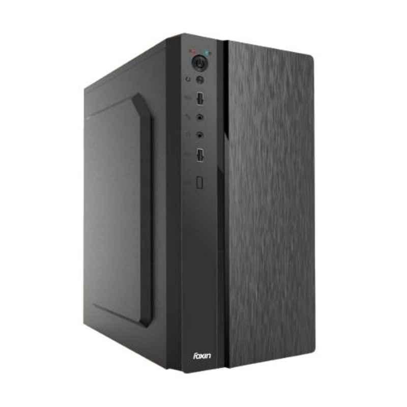 Foxin RUNNER Aesthetic Black Mid Tower PC Cabinet with SMPS