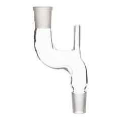 ABGIL B-55 Borosilicate 3.3 Glass Glossy Smooth Finish Swan Neck Adapter for Use with Air Leak Tube, ABG227