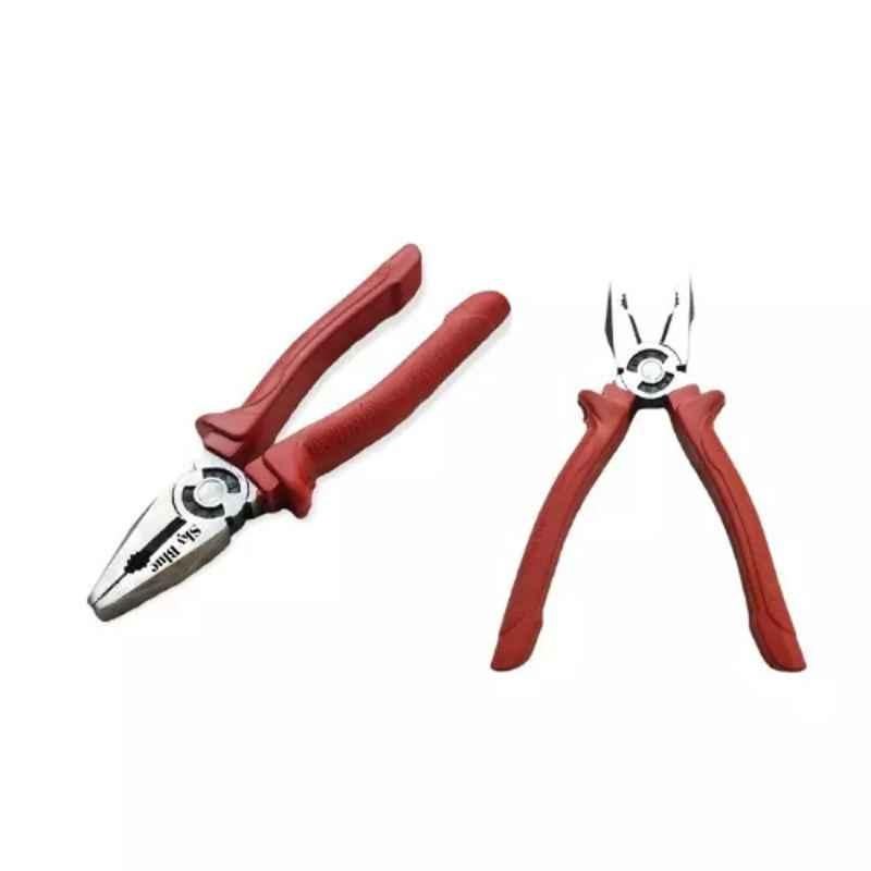 Sky Blue 2 Pcs 7.8 inch Lineman Plier Combo, SBE_PLIER_COMBO_MOD_00294