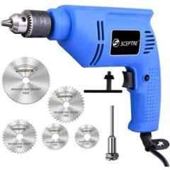 Sceptre SP-2310 300W Blue Corded Drill Machine with 6 Pcs HSS Blade
