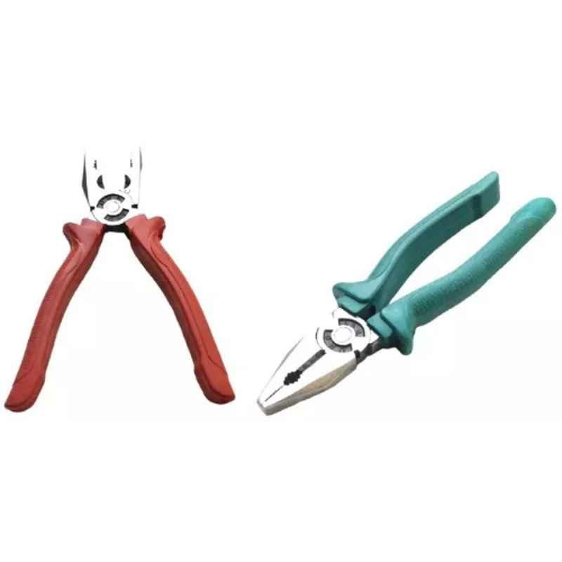 Sky Blue 2 Pcs 7.8 inch Lineman Plier Combo, SBE_PLIER_COMBO_MOD_00872